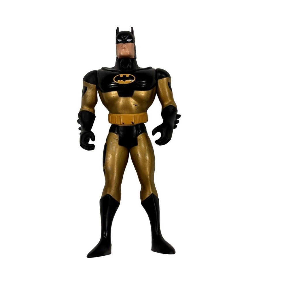Vintage 1993 Kenner Comics Inc Gold Batman Action Figure 5" - Picture 1 of 3